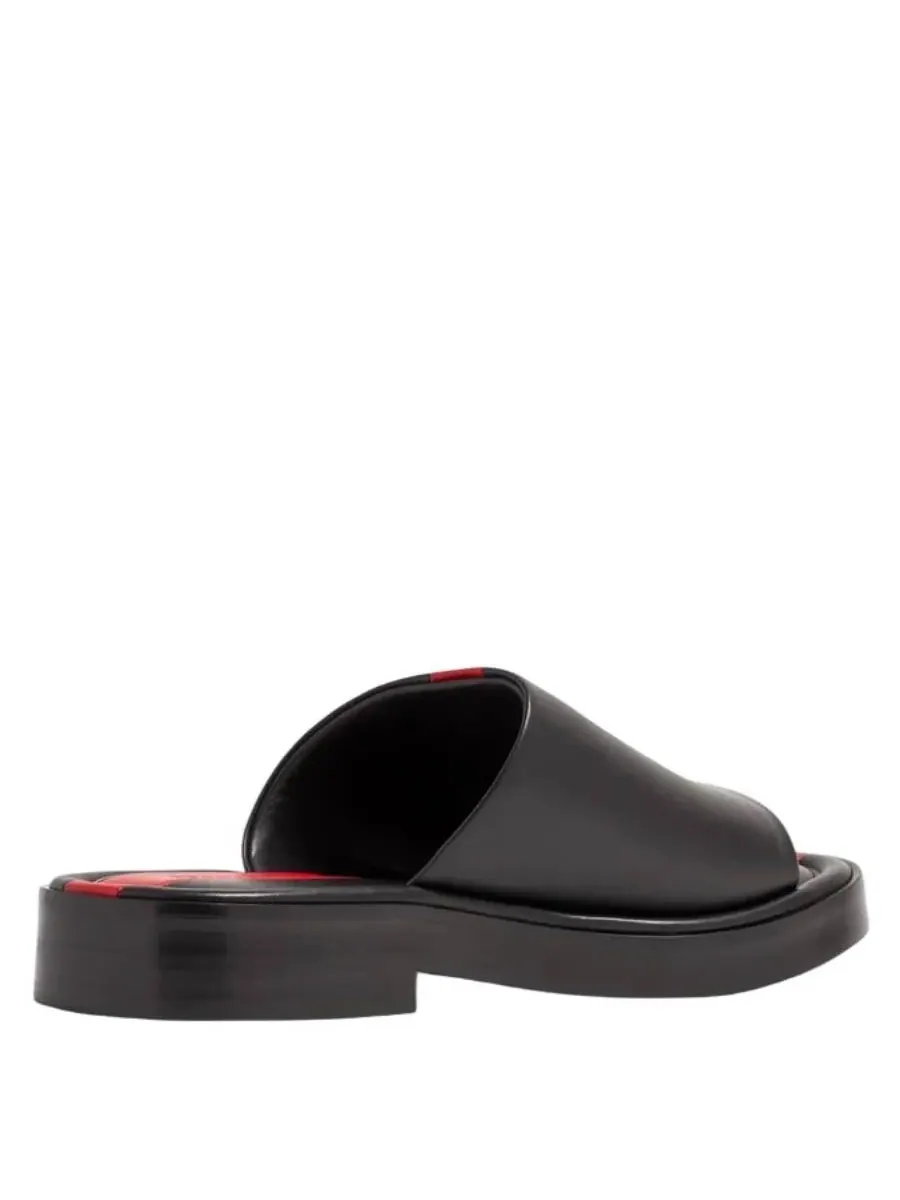 Кожаные шлепанцы Ferragamo Facundo — изображение 3 из 3, черный