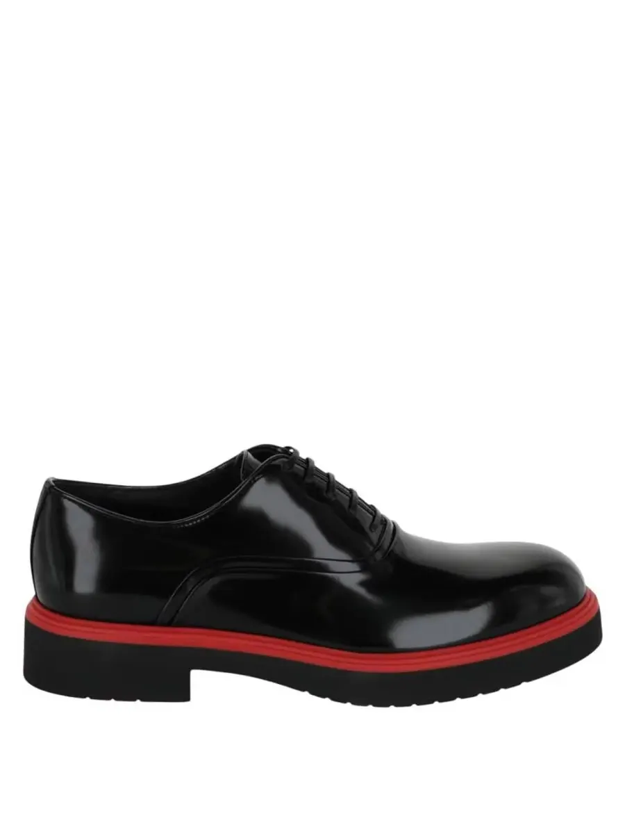 Оксфорды из кожи Ferragamo Fiorino — изображение 1 из 3, черный