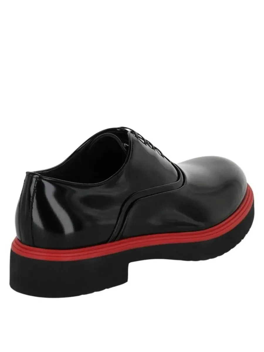 Оксфорды из кожи Ferragamo Fiorino — изображение 3 из 3, черный