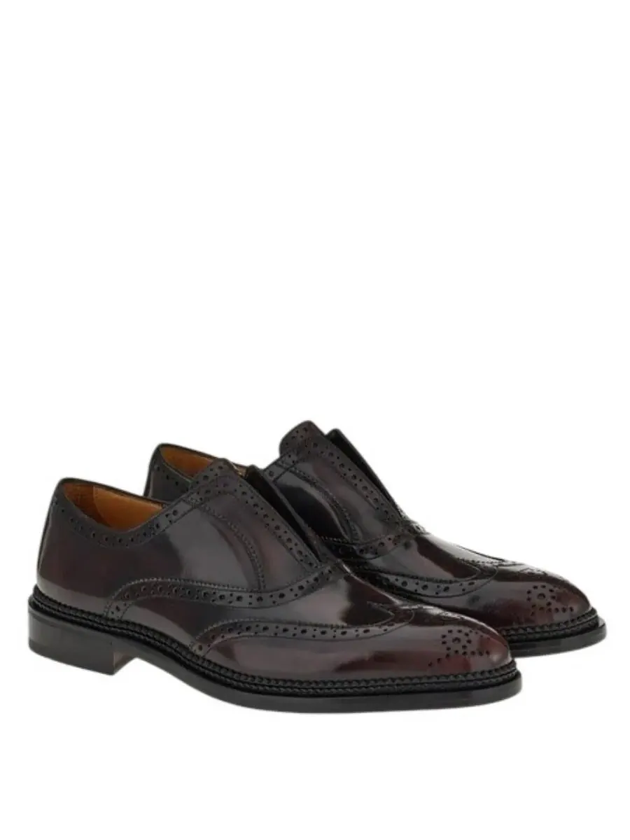 Кожаные оксфорды Ferragamo Gaudino — изображение 2 из 2, фиолетовый
