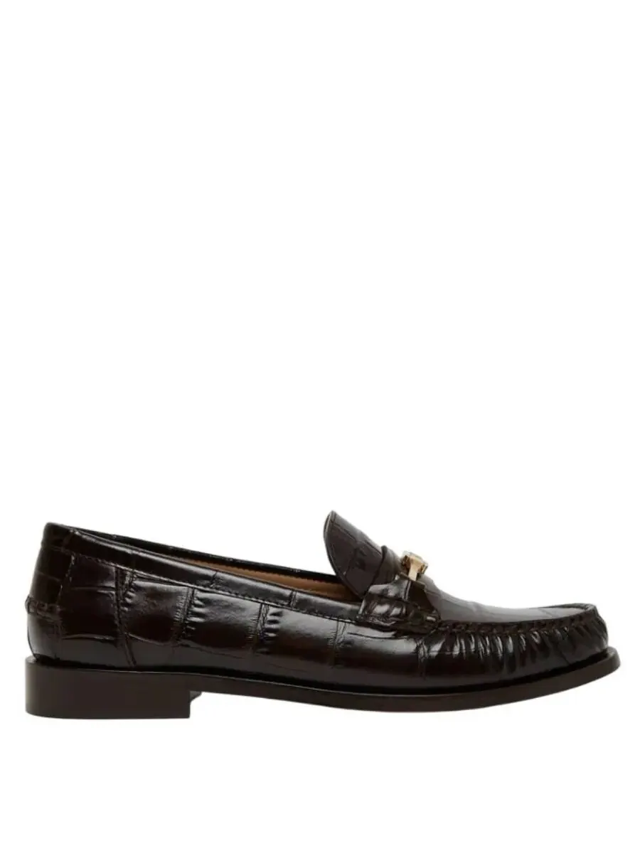 Лоферы Ferragamo Harry с тиснением под крокодила