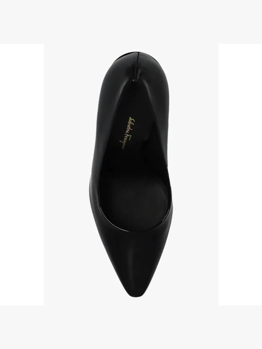 Туфли-лодочки Ferragamo Justina черного цвета — изображение 4 из 4, черный