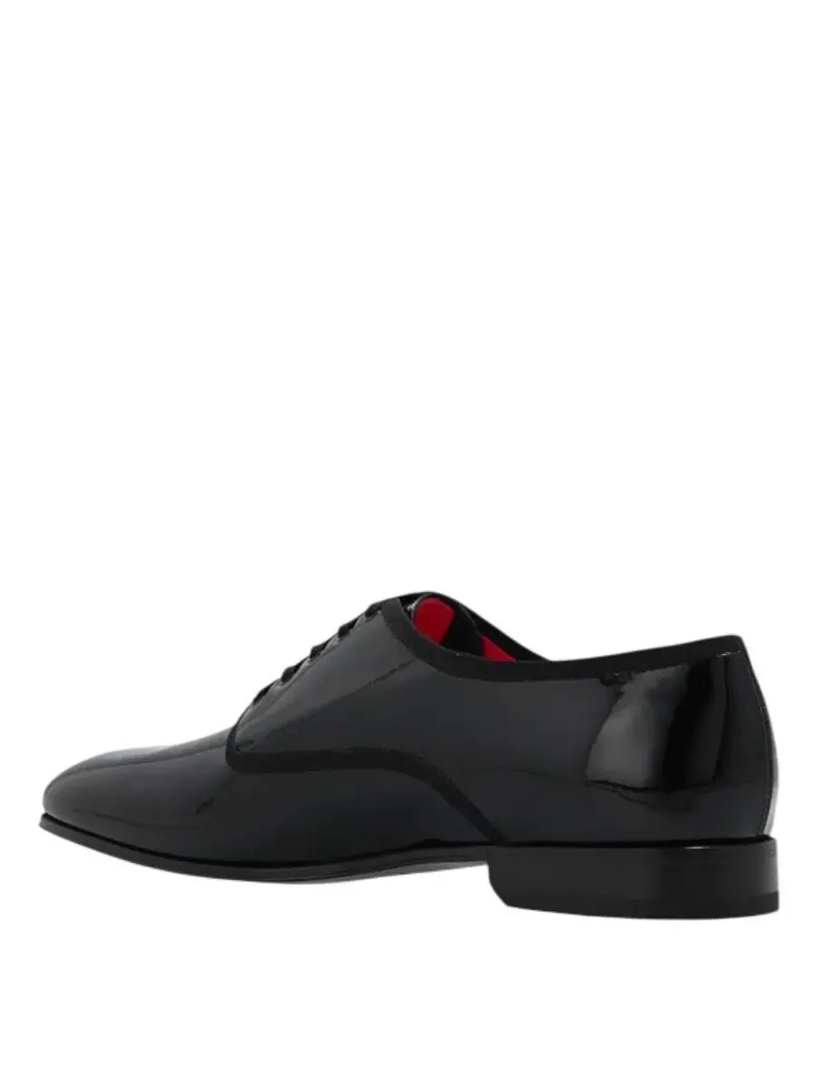 Туфли-дерби Ferragamo Magic Charlotte из лакированной кожи — изображение 2 из 3, черный