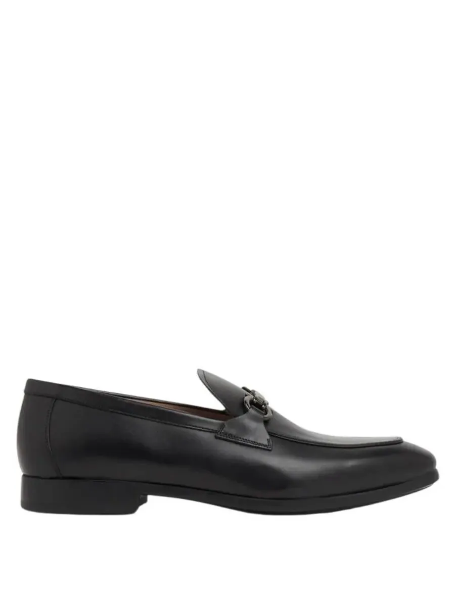Мокасины Ferragamo Riley Gancini с орнаментом — изображение 1 из 3, черный