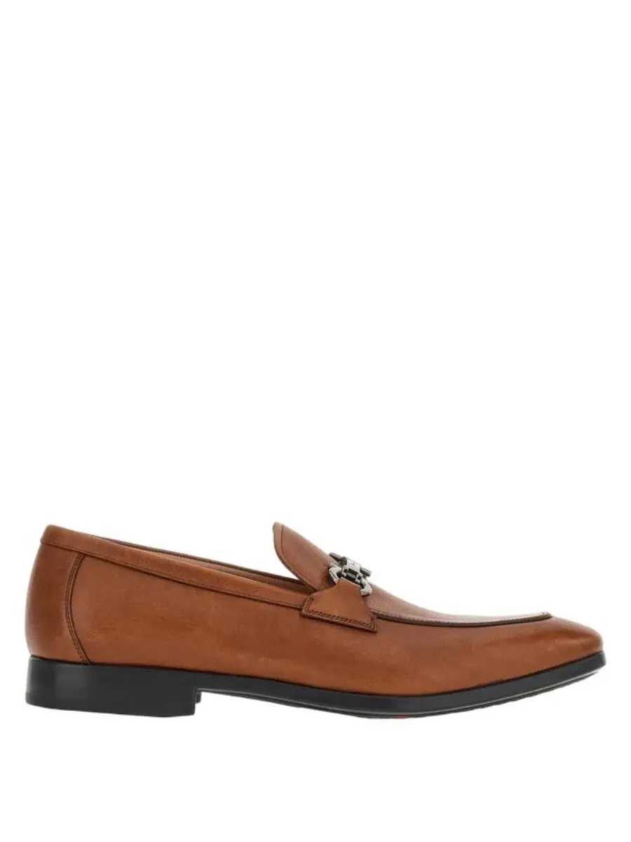 Мокасины Ferragamo Riley Gancini с орнаментом — изображение 1 из 3, коричневый