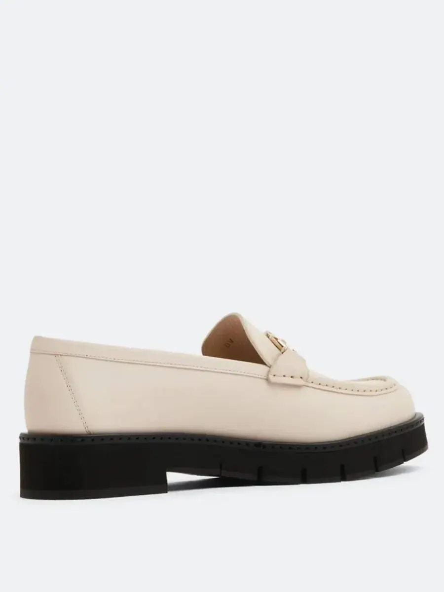 Лоферы Ferragamo Rolo Gancini — изображение 3 из 4, белый