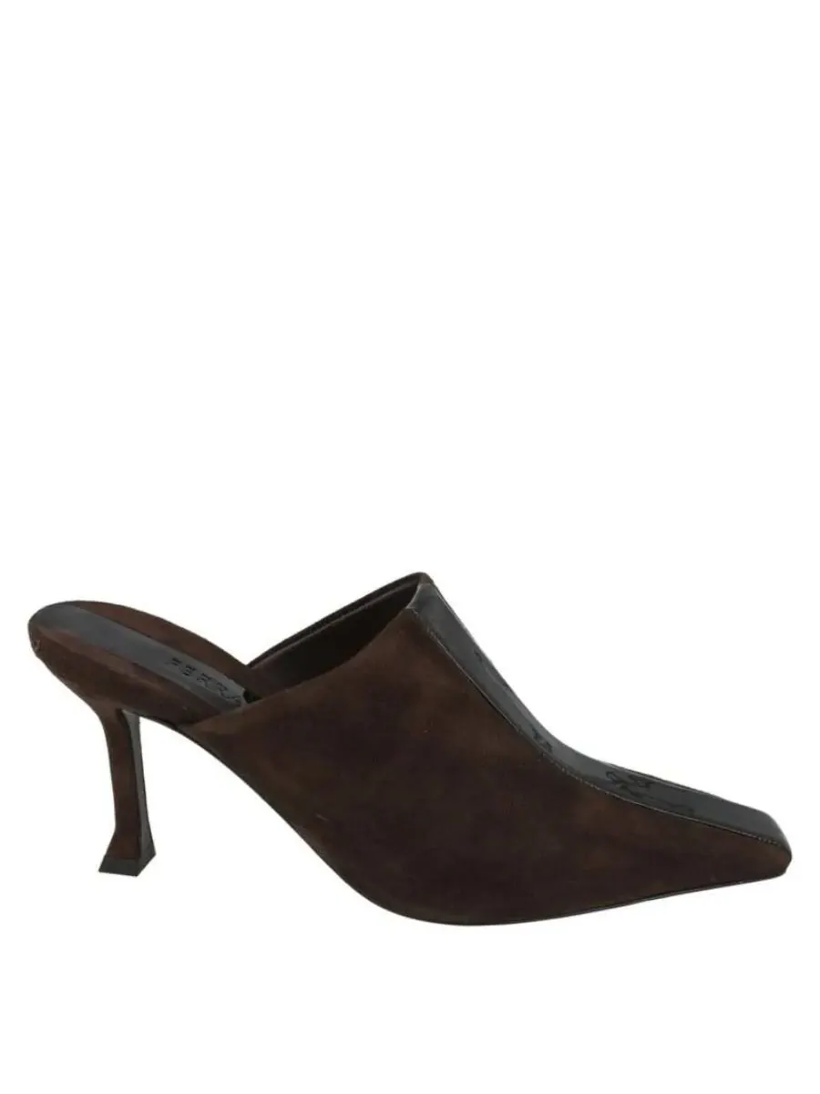 Мюли Ferragamo Sophye из замши — изображение 1 из 3, коричневый