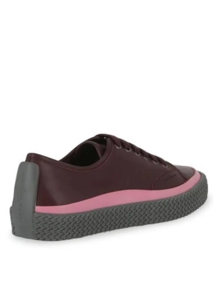 Кеды Ferragamo Storm из кожи низкие — изображение 3 из 3, бордо