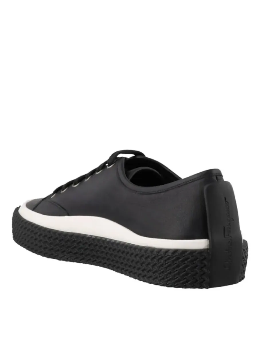 Кеды Ferragamo Storm из кожи низкие — изображение 2 из 3, черный