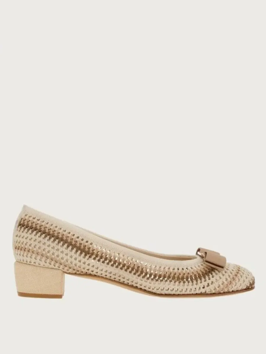 Туфли Ferragamo Vara с вязаными элементами