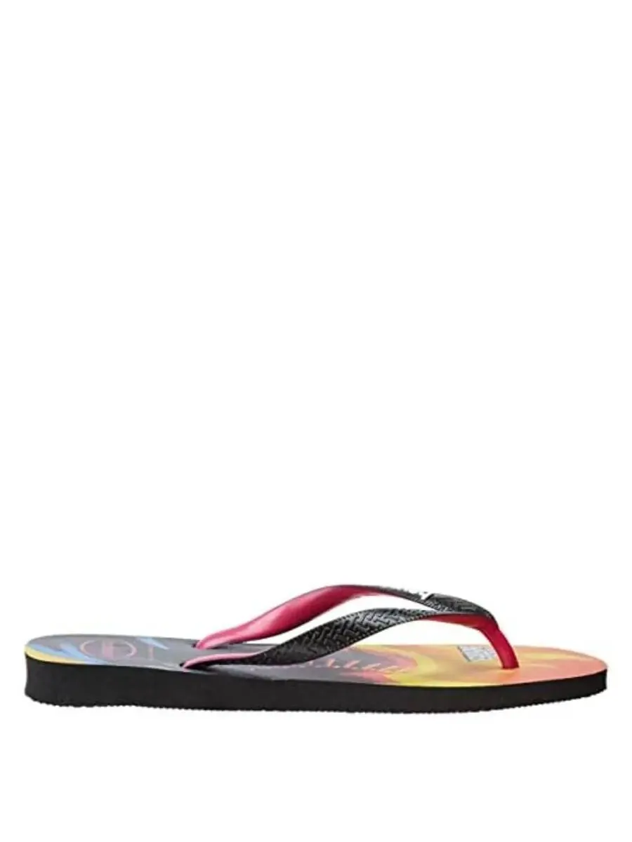 Вьетнамки Havaianas Top Marvel, черный/розовый — изображение 1 из 5
