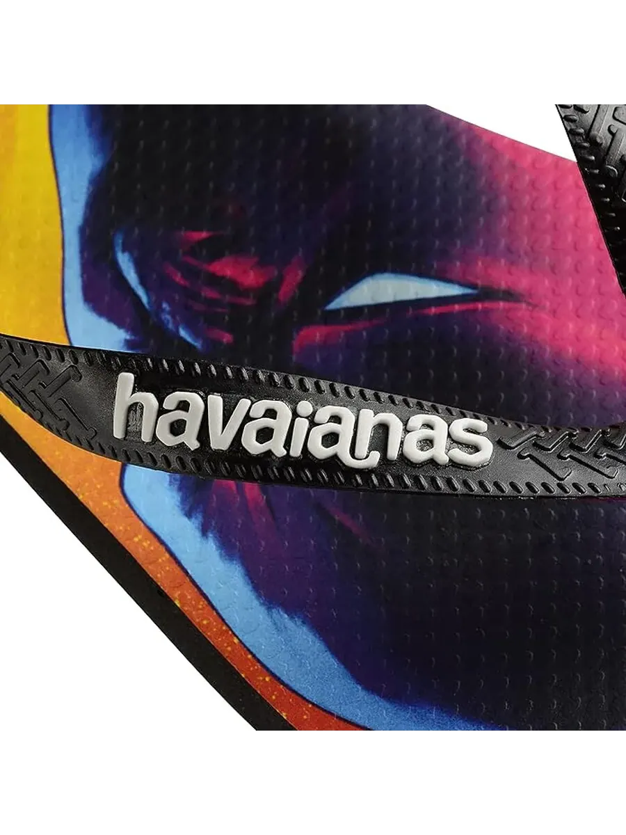 Вьетнамки Havaianas Top Marvel, черный/розовый — изображение 5 из 5