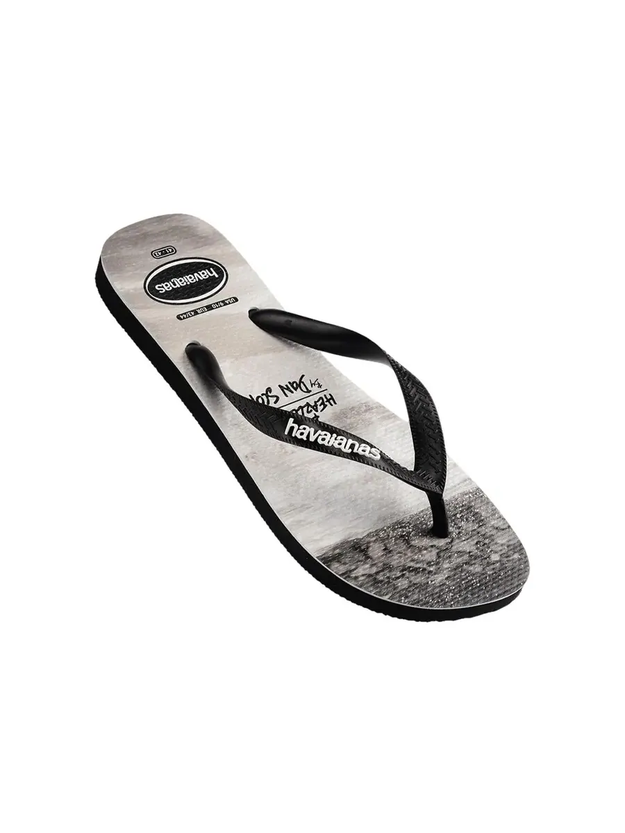 Вьетнамки Havaianas Top с фотопринтом — изображение 2 из 3, черный/белый