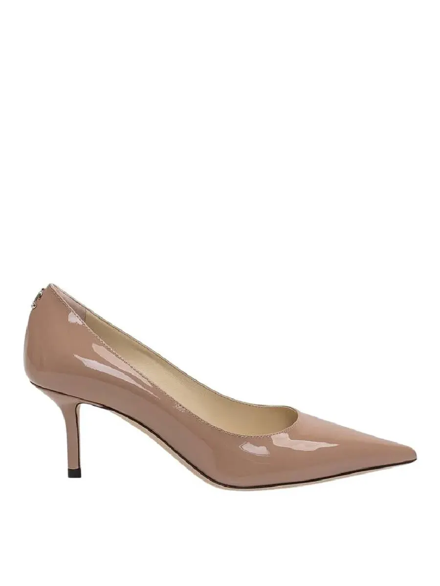 Туфли-лодочки Jimmy Choo Love 65 с заостренным носком из кожи — изображение 1 из 3, розовый