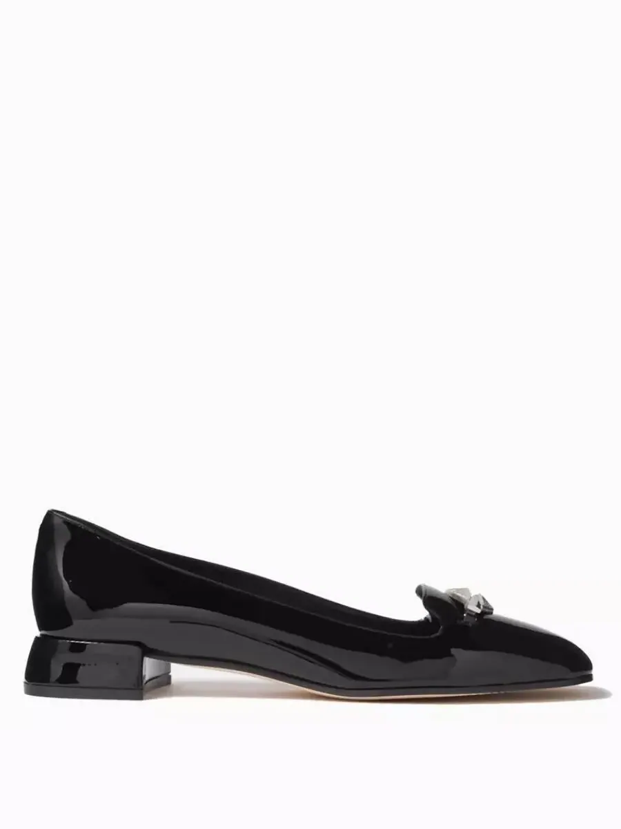 Балетки Jimmy Choo Ravi с кристальными украшениями — изображение 1 из 4, черный