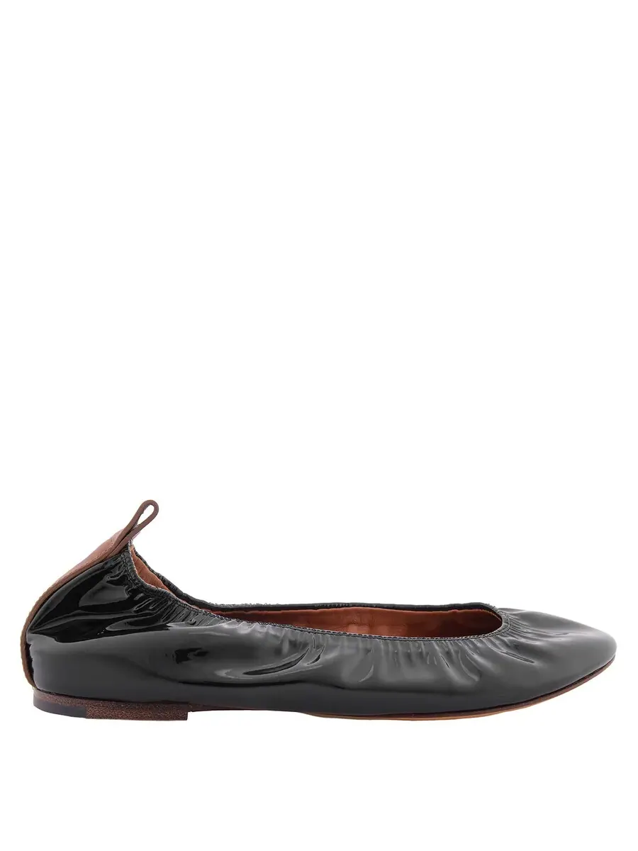 Балетки Lanvin из лакированной кожи