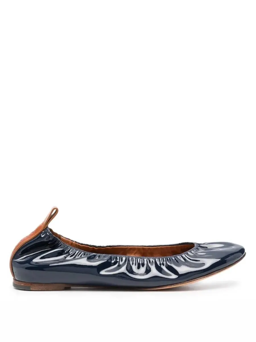 Балетки Lanvin из лакированной кожи