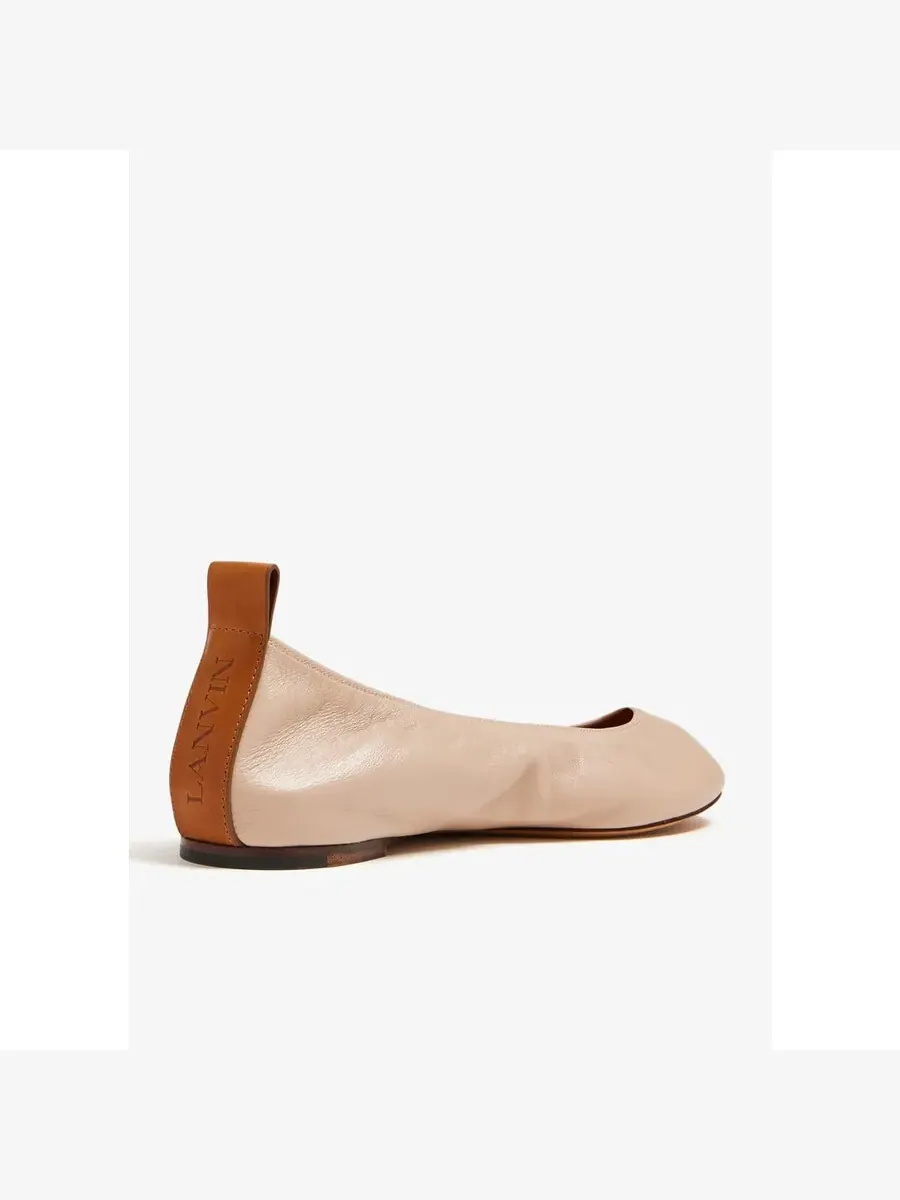 Балетки из кожи Lanvin — изображение 2 из 3, темный бежевый