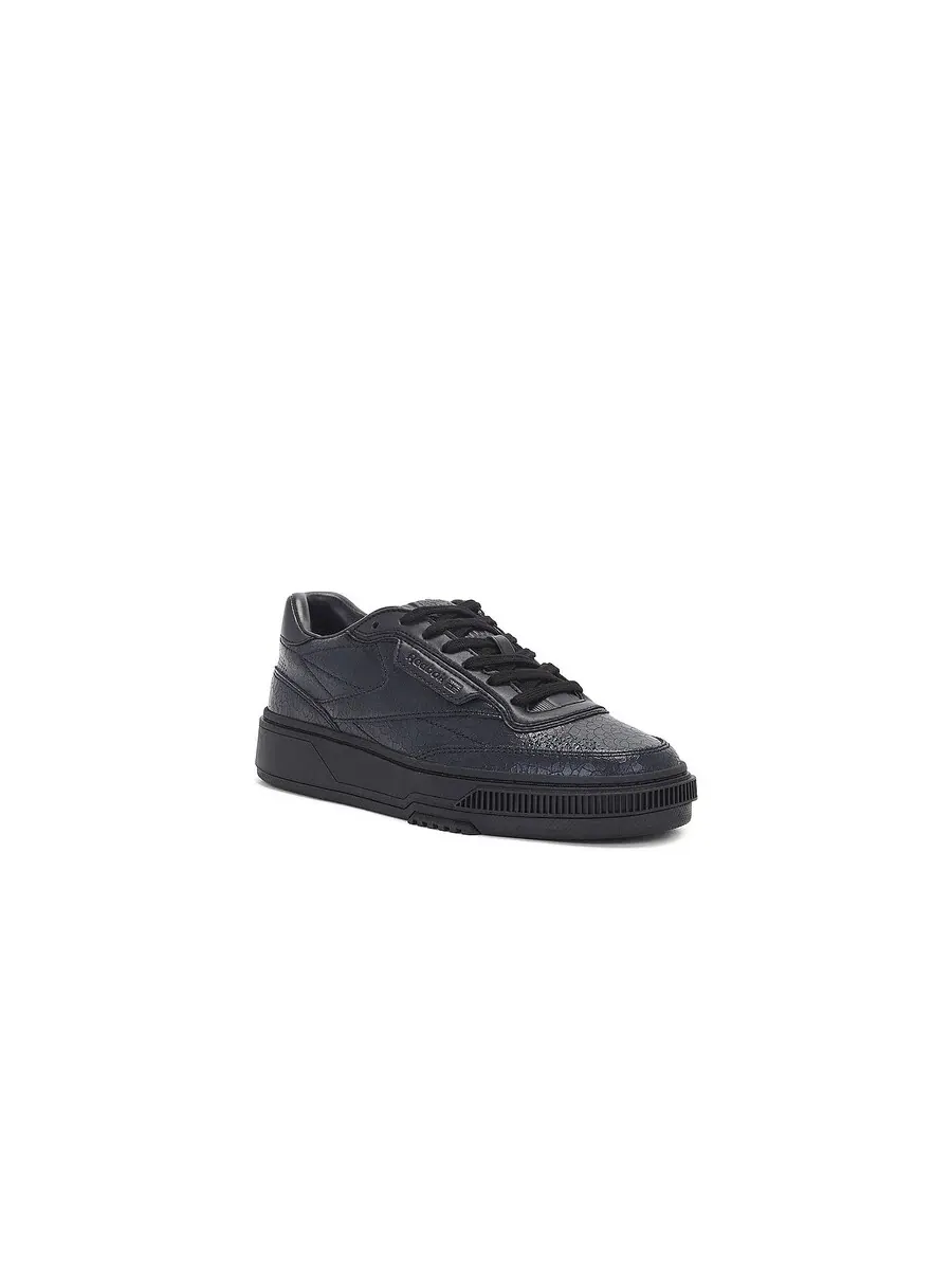 Кроссовки Reebok Club C LTD из потрескавшейся кожи — изображение 2 из 4, черный
