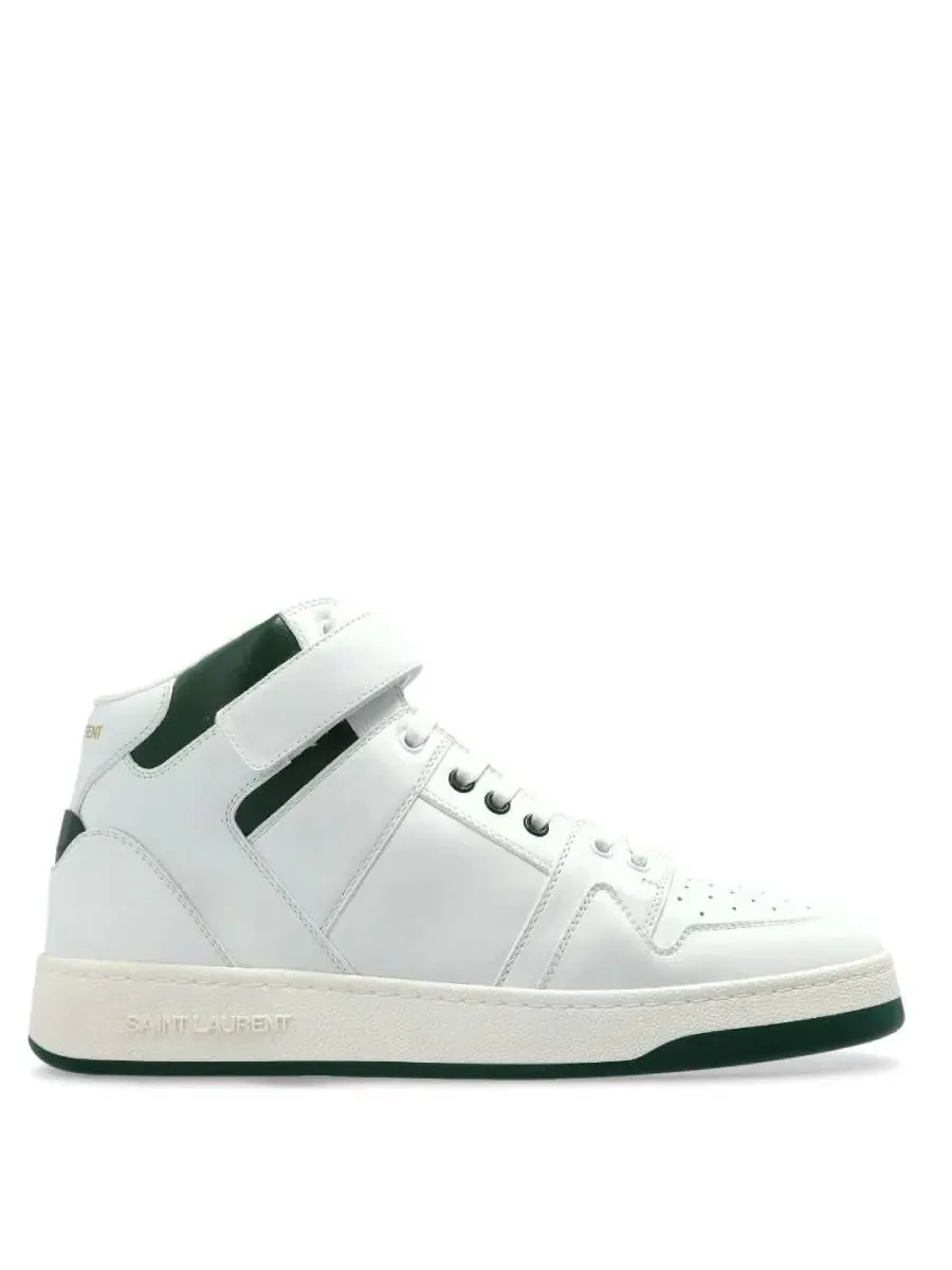 Высокие кроссовки Saint Laurent Lax — белый