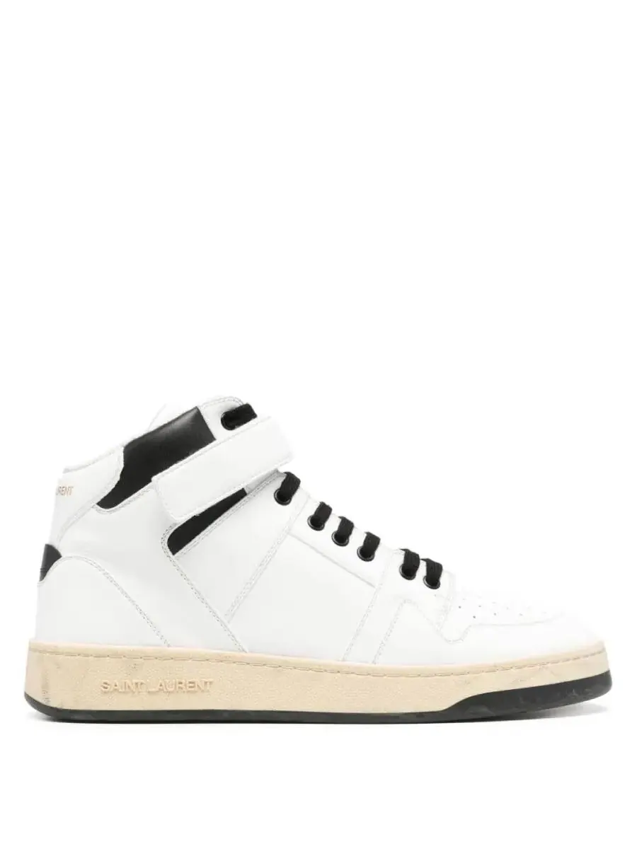 Высокие кроссовки Saint Laurent Lax — черный