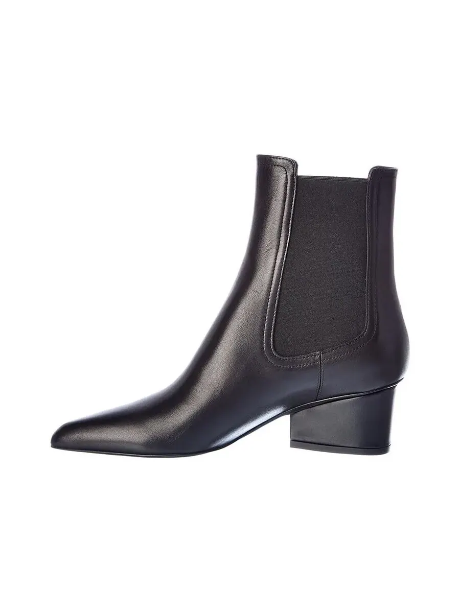Женские черные ботильоны-челси Ferragamo — изображение 2 из 4, черный