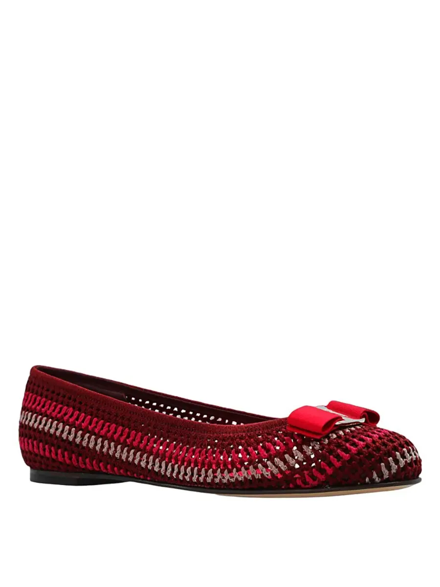 Балетки Ferragamo Macrama Varina — изображение 2 из 3, фиолетовый