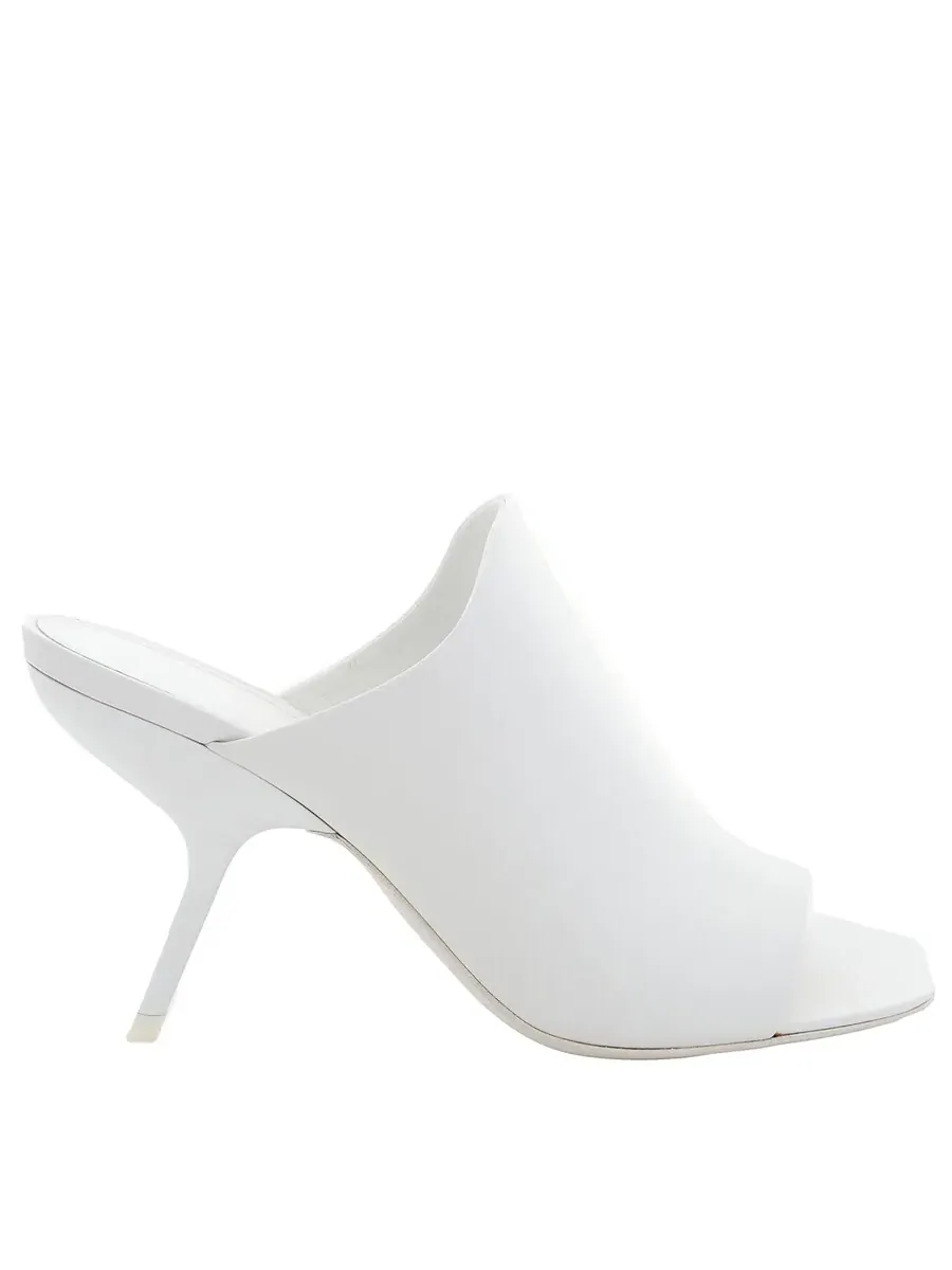 Босоножки Ferragamo White Nappa с открытым носком