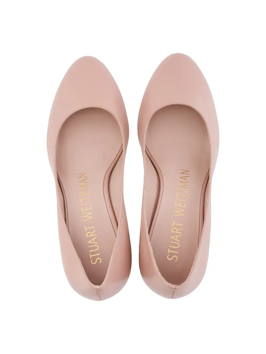 Туфли-лодочки Stuart Weitzman Adobe Flareblock 60 — изображение 3 из 4, адобе