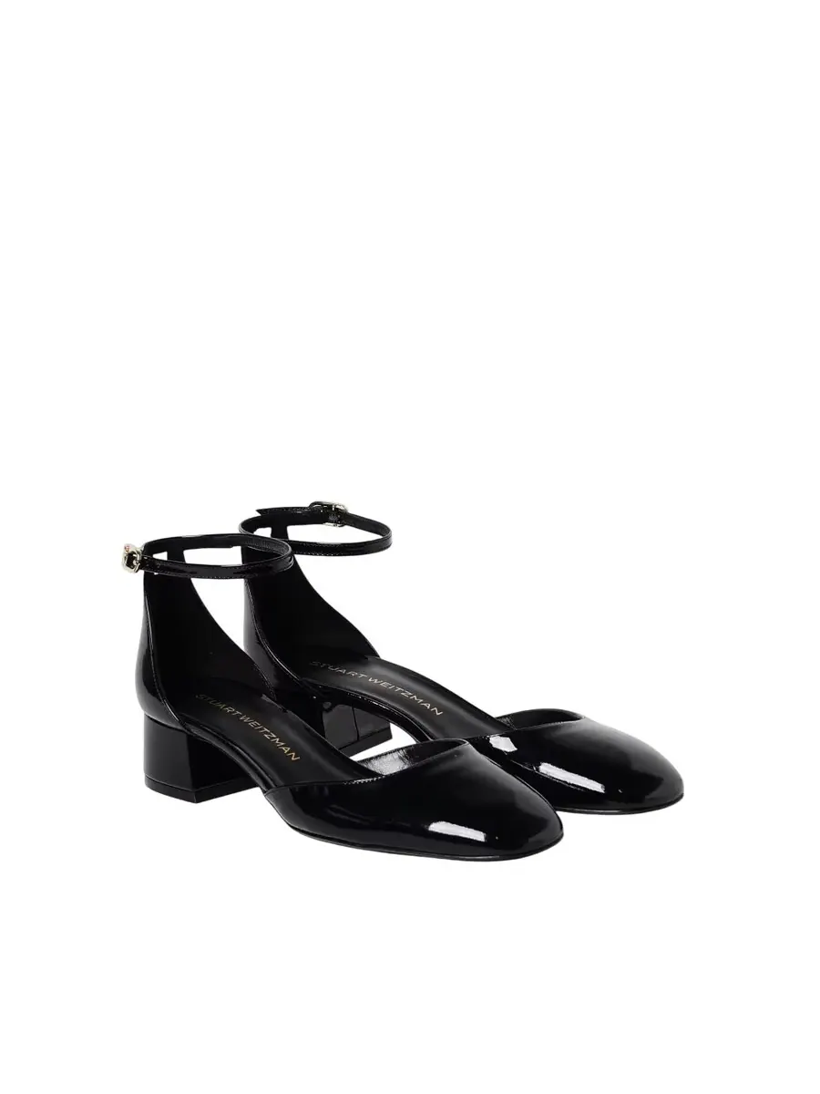 Туфли Stuart Weitzman Bria на блочном каблуке 35 — изображение 2 из 3, черный
