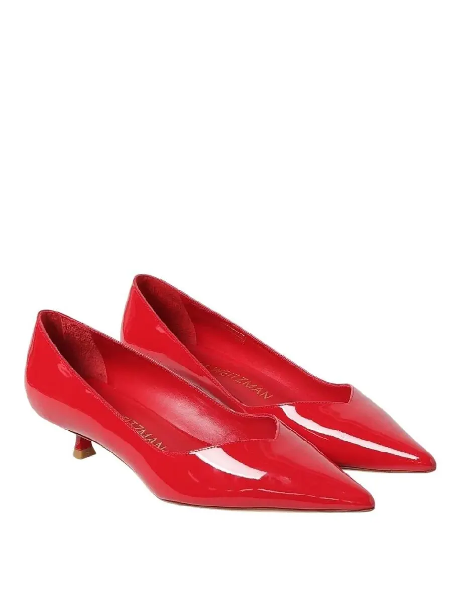 Туфли Stuart Weitzman Eva 35 из лаковой кожи — изображение 2 из 3, красный