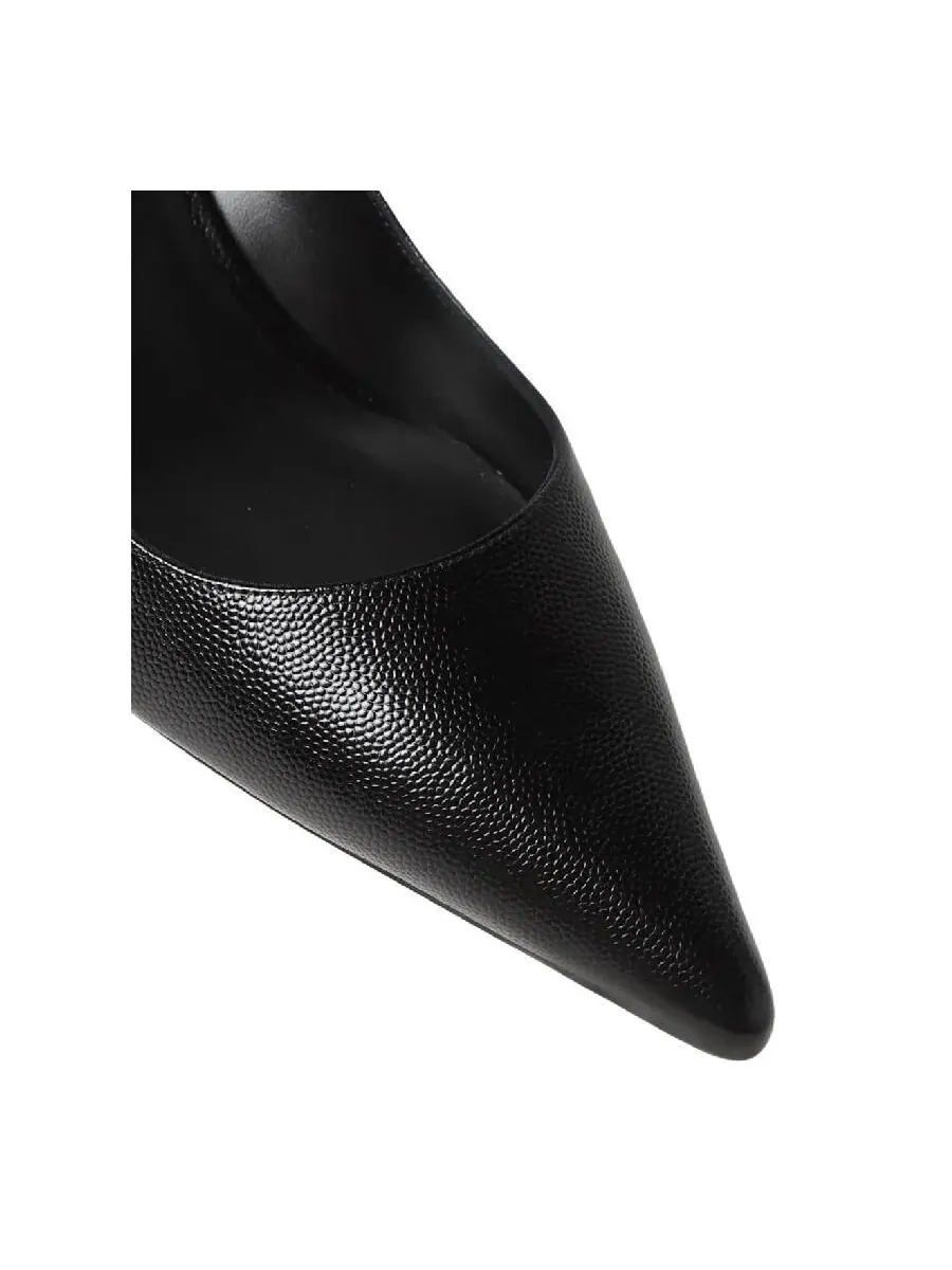 Туфли Stuart Weitzman Kitten из кожи — изображение 4 из 4, черный