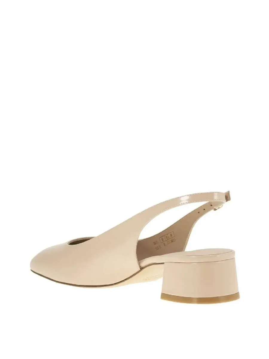 Туфли-слингбэки Stuart Weitzman Maeva 35 из кожи, размер бренда 36 (американский размер 5,5) — изображение 4 из 4, бежевый