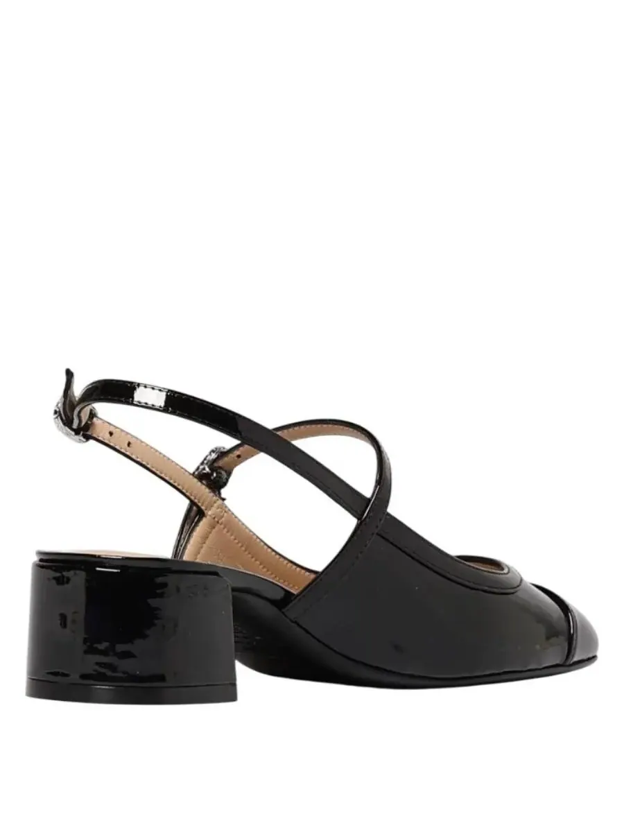 Кожаные туфли Mary Janes Stuart Weitzman Maeve — изображение 3 из 3, черный