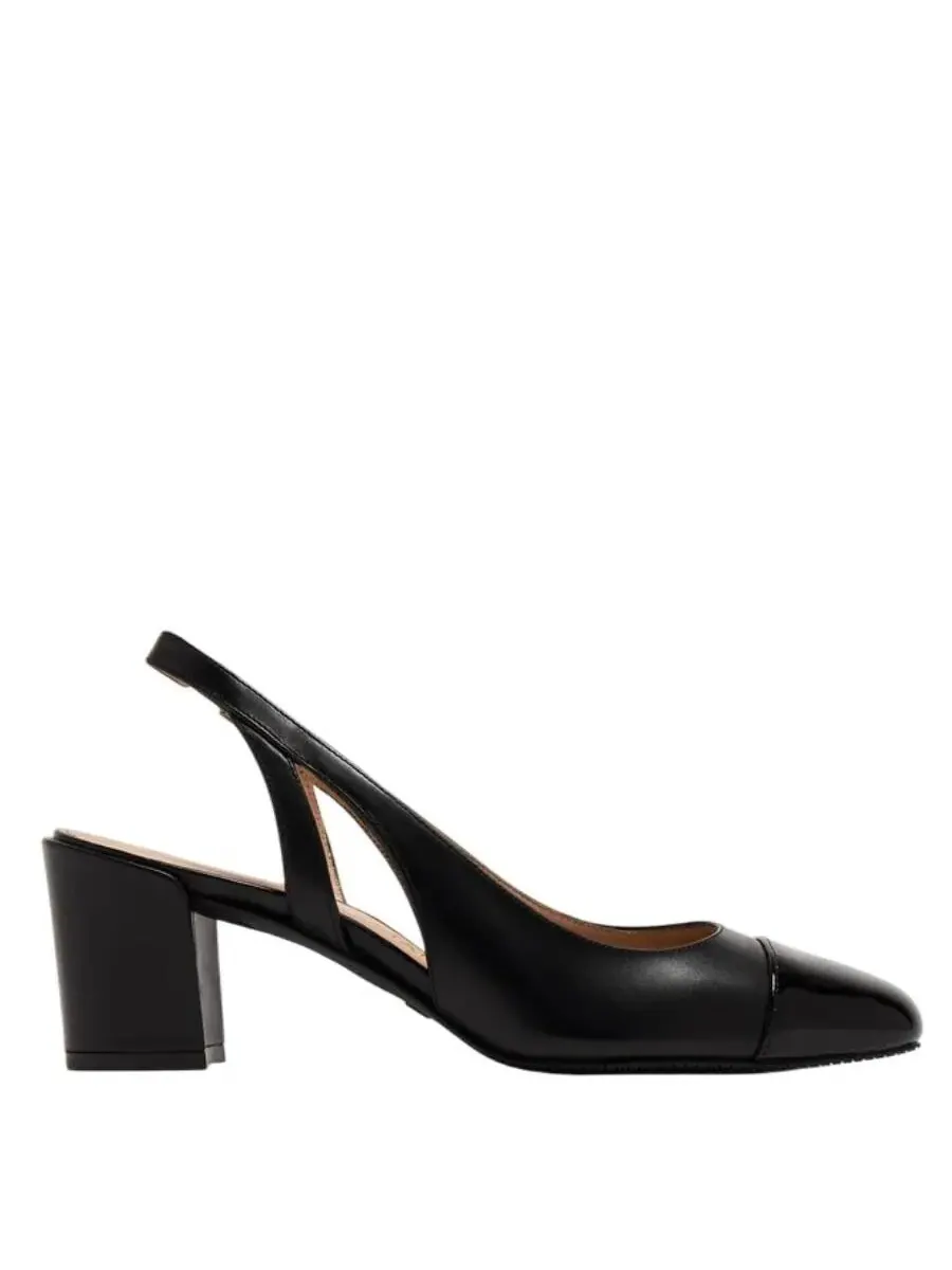 Кожаные туфли-лодочки на ремешке Stuart Weitzman Sleek 50