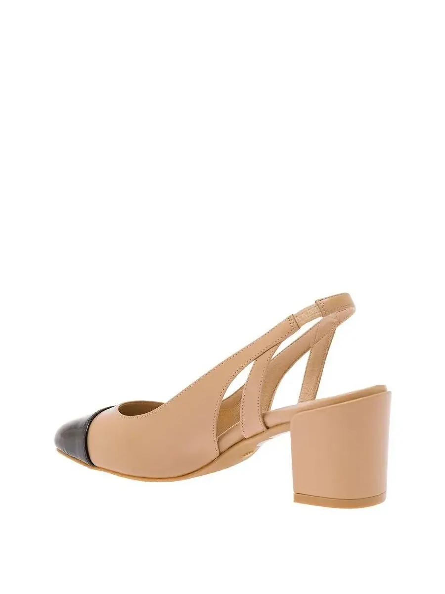 Туфли-лодочки Stuart Weitzman Sleek 50 Slingback Pumps — изображение 3 из 4, черный