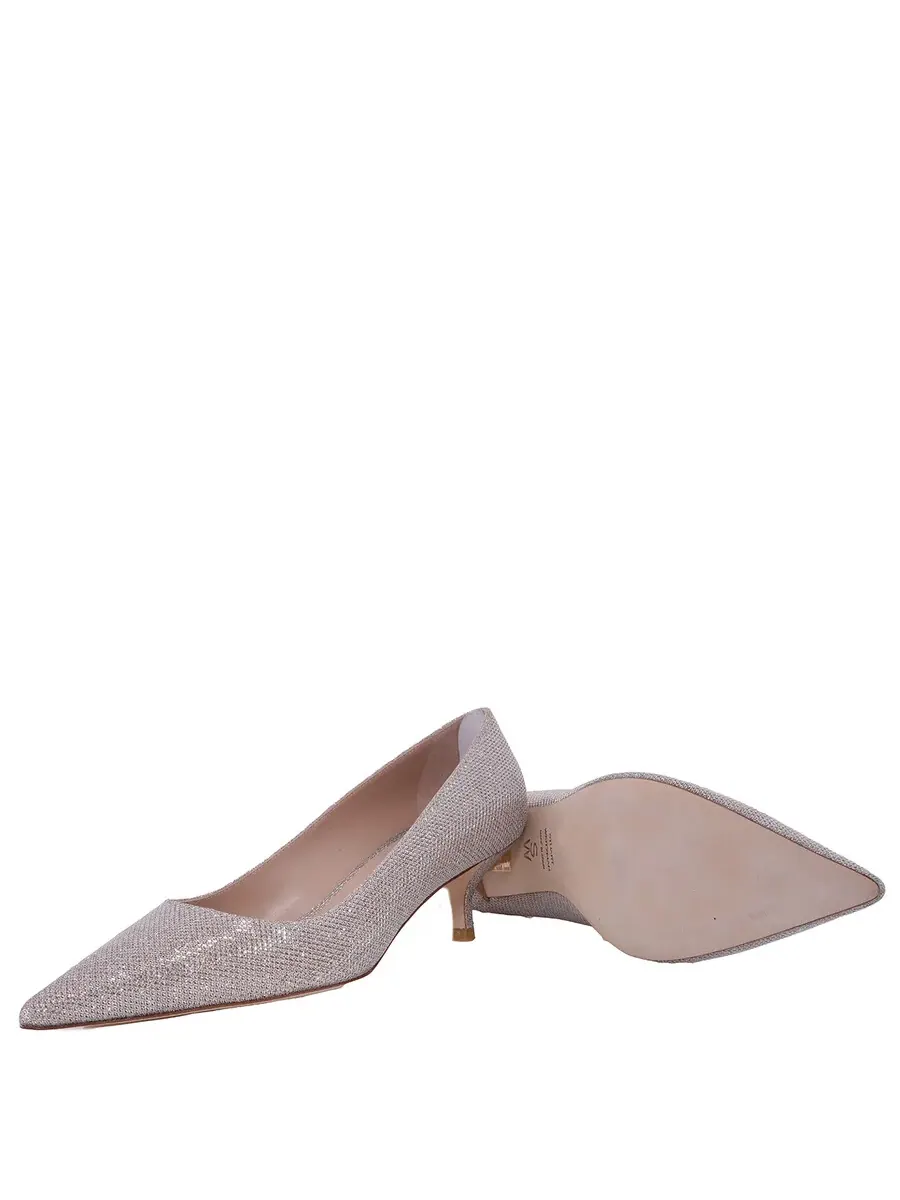 Туфли Stuart Weitzman Stuart Kitten-Heel — изображение 2 из 4, пудра