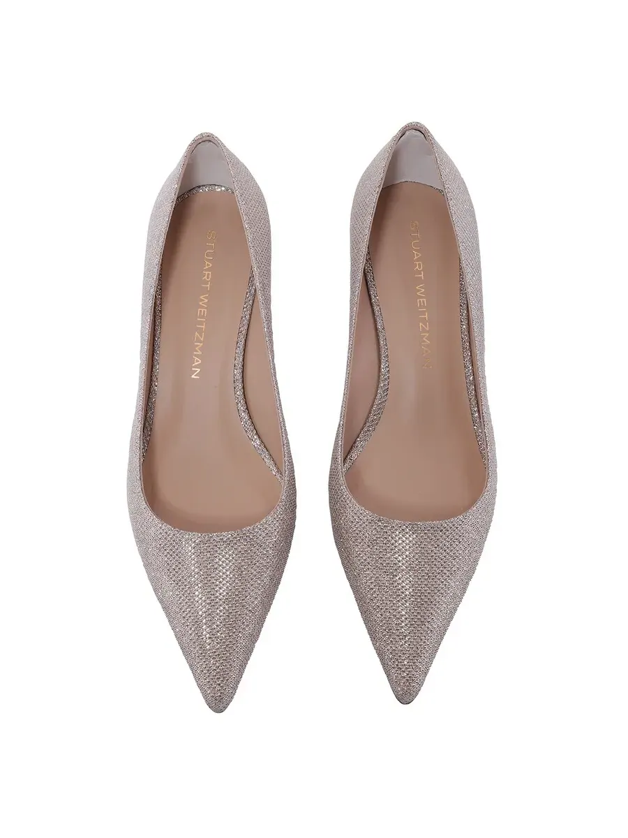 Туфли Stuart Weitzman Stuart Kitten-Heel — изображение 3 из 4, пудра