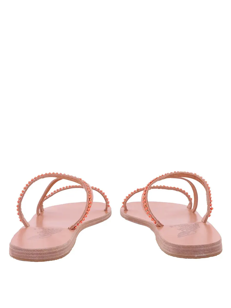 Сандалии Ancient Greek Sandals Apli Polytimi с цепочной деталью — изображение 4 из 4, оранжевый