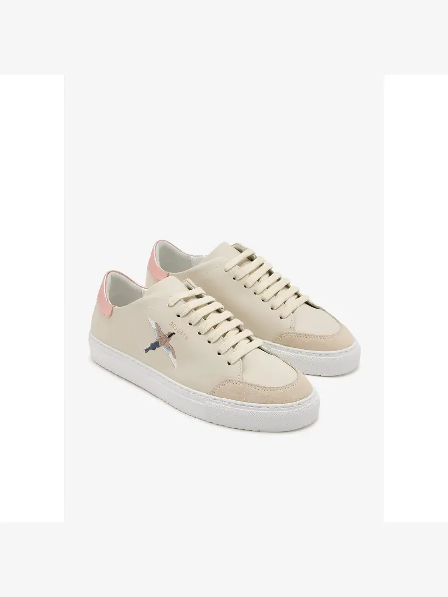 Кроссовки Axel Arigato Clean 90 Bee Bird Low-Top — изображение 2 из 3, белый/розовый золотистый