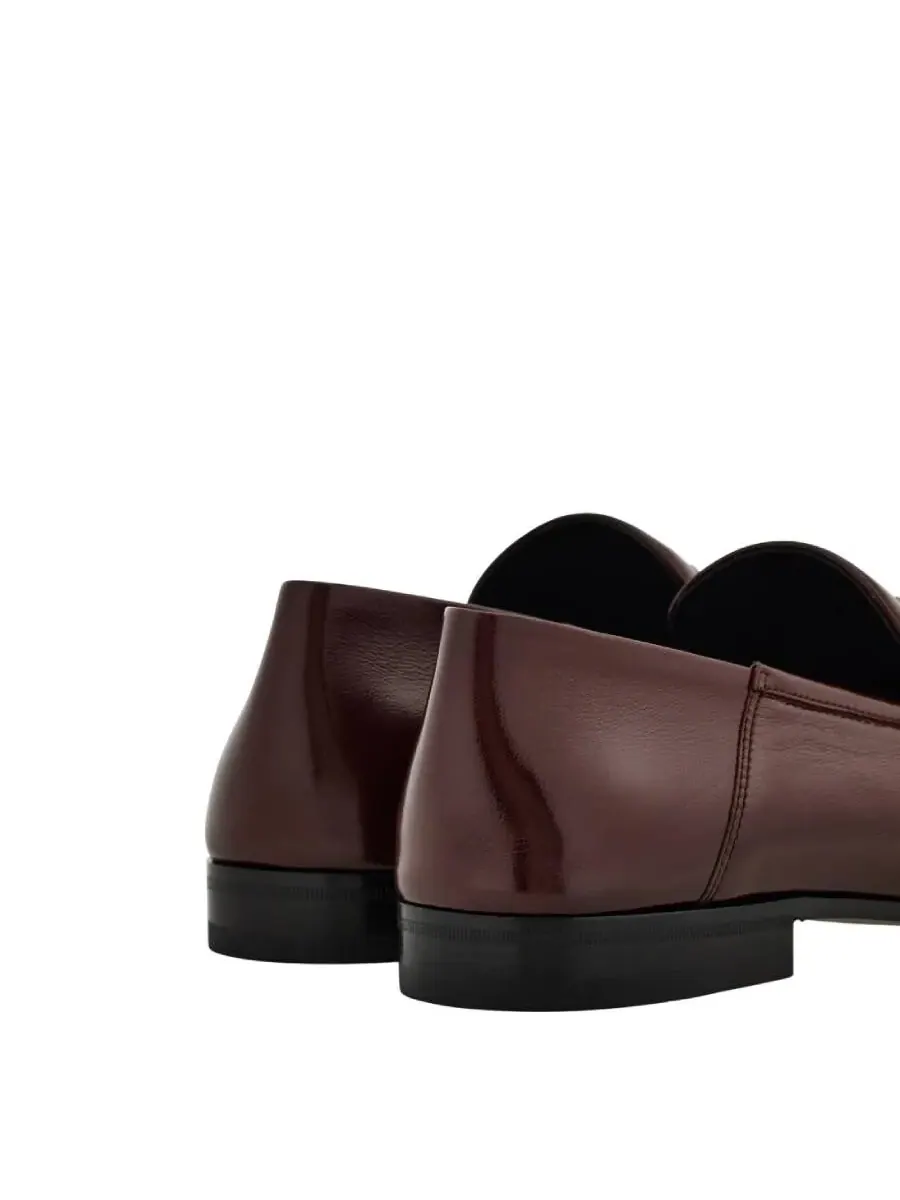 Лоферы Ferragamo Gancini с гибридным орнаментом — изображение 3 из 3, красный