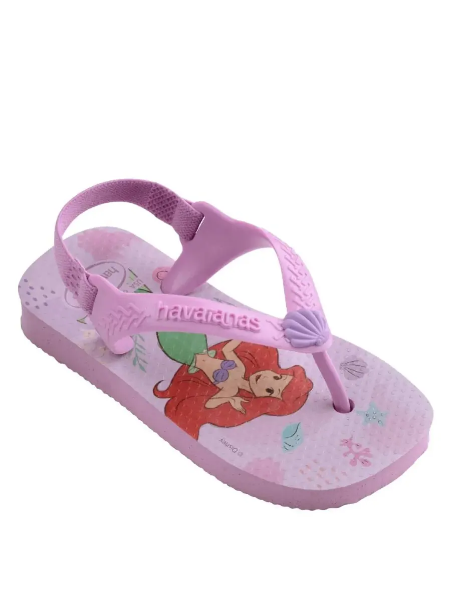 Детские сандалии Havaianas Disney Classics "Русалочка", бренд — изображение 2 из 3, лавандовый