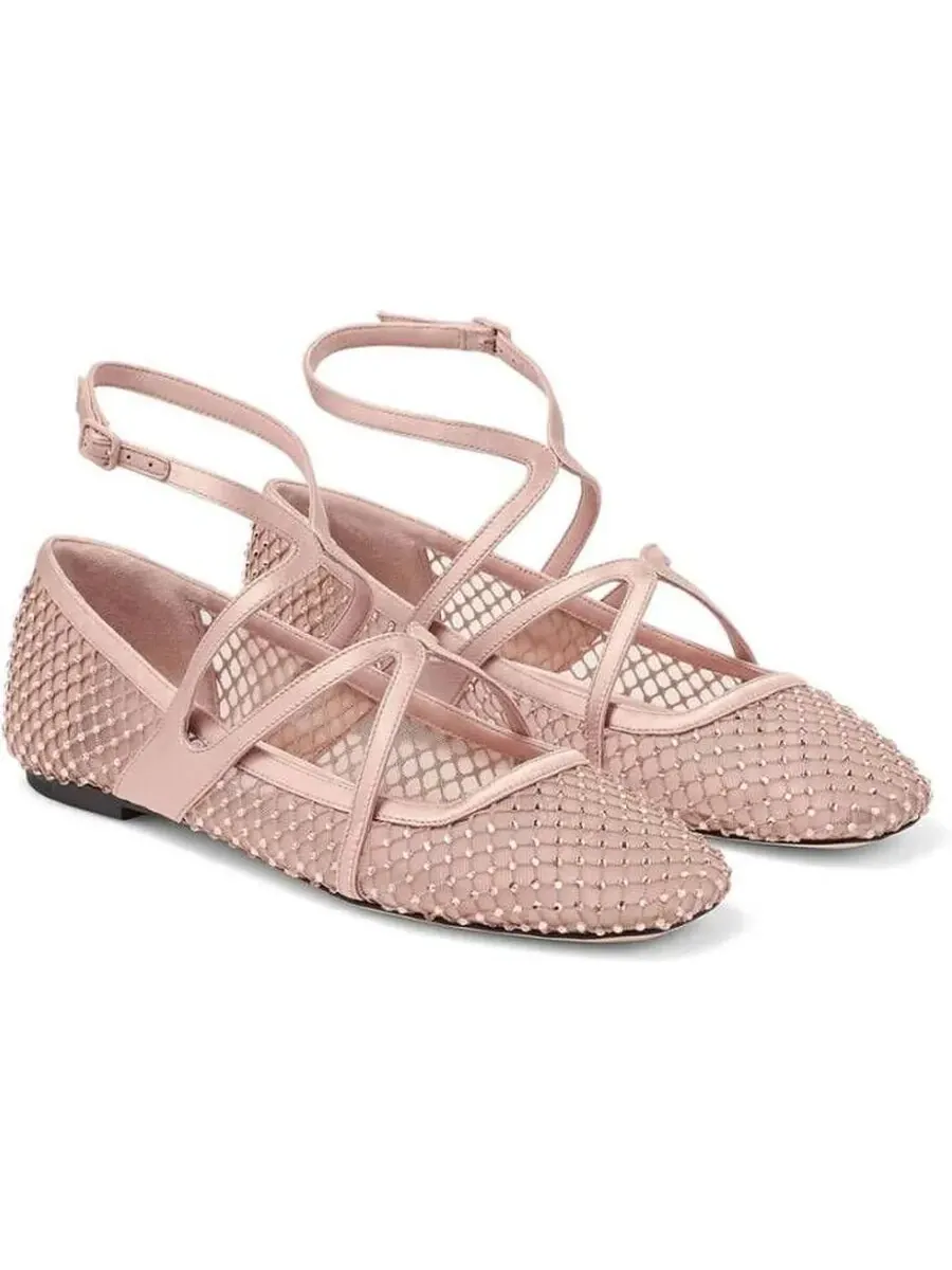 Женские балетки Jimmy Choo Astoria — изображение 2 из 3, золотистый