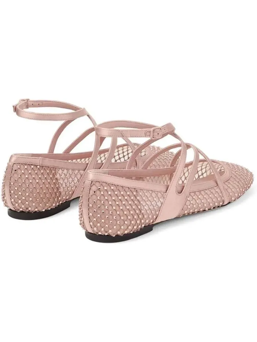 Женские балетки Jimmy Choo Astoria — изображение 3 из 3, золотистый