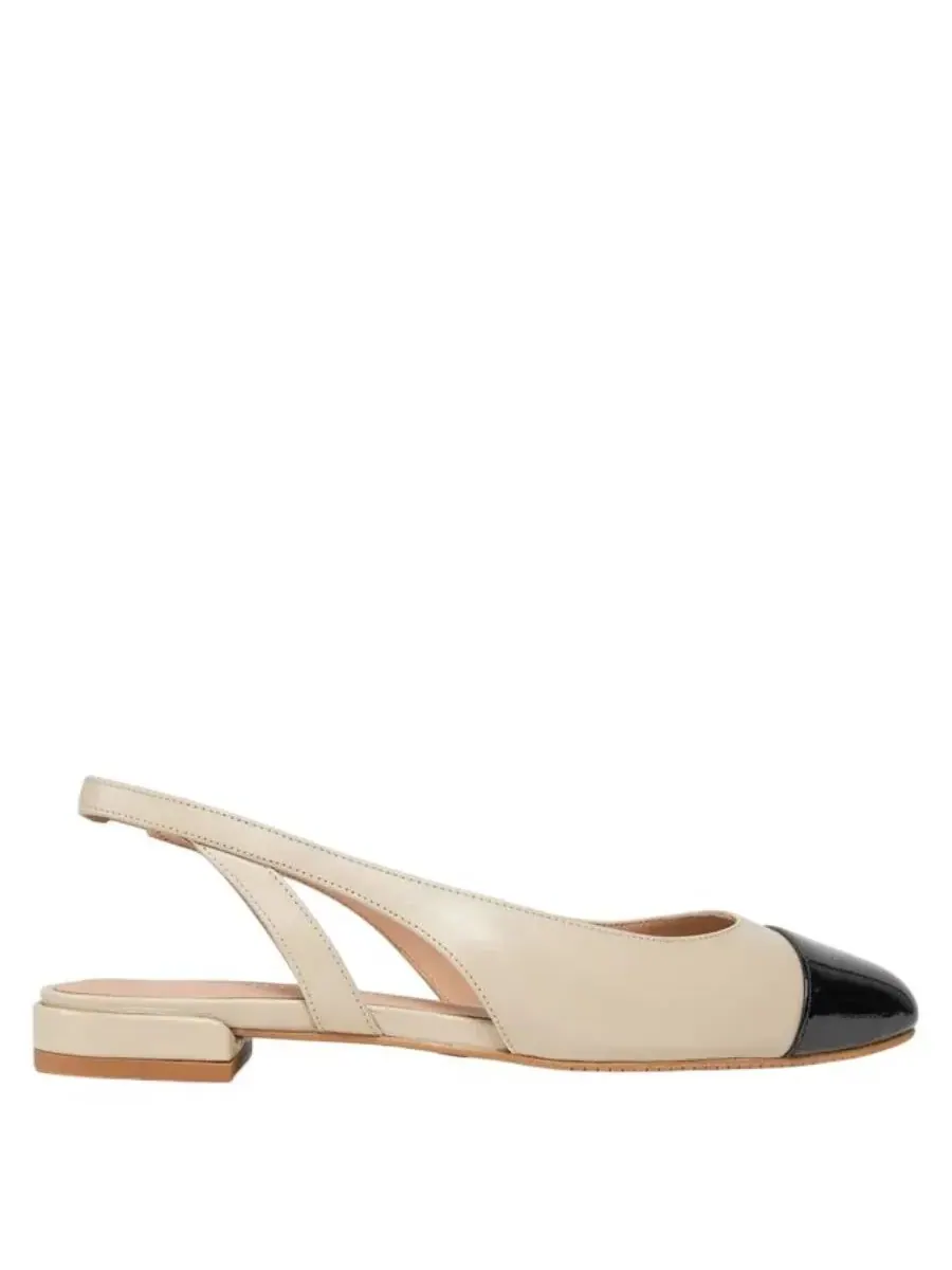 Элегантные кожаные туфли с ремешком сзади Stuart Weitzman