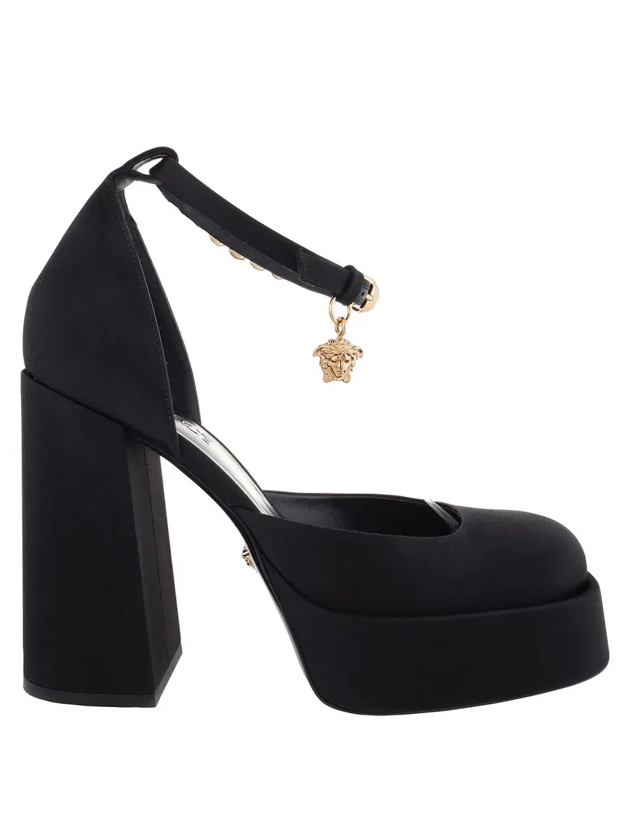 Туфли на платформе Versace Medusa Aevitas — изображение 1 из 3, черный/золотистый