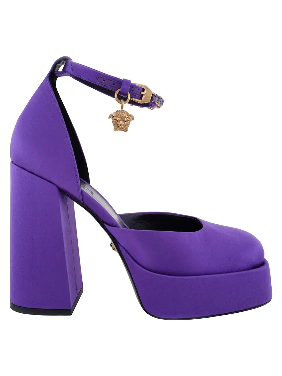 Туфли на платформе Versace Medusa Aevitas — золотистый
