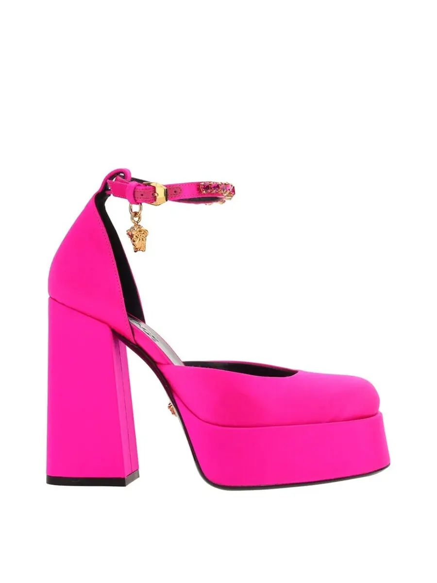 Туфли на платформе Versace Medusa Aevitas — золотистый