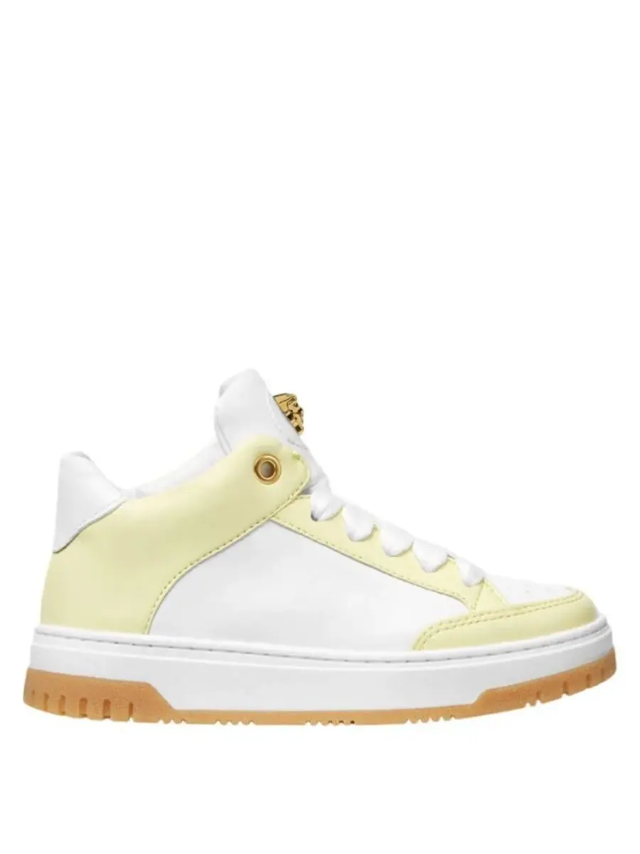 Кроссовки Young Versace La Medusa — изображение 1 из 3, бледный желтый/белый