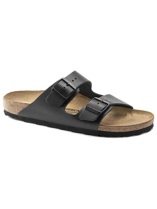 Тапочки arizona birko-flor 'black' Birkenstock, черный ДУБЛЬ — изображение 2 из 4